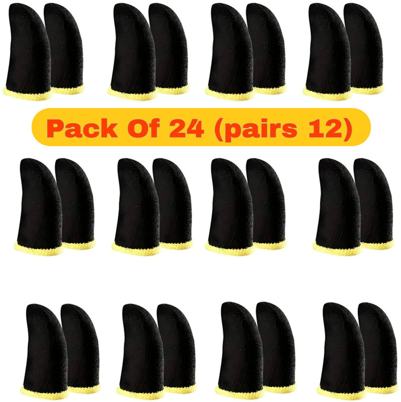 Asotai for Mobile Gaming (Anti Slip, Sweat Proof) 20 Pairs Finger Sleeve(Pack of 40)