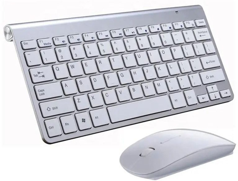 jpdsrn wireless keyboard & mouse set Combo Set Designed for Gaming(White)
