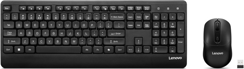 Lenovo 210 USB-A Wireless Combo Combo Set(Black)