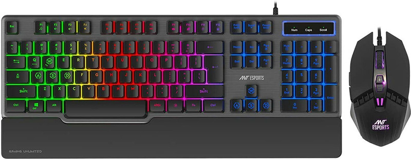 Ant Esports KM540 Keyboard and Mouse Combo Combo Set Designed for Gaming(Black)