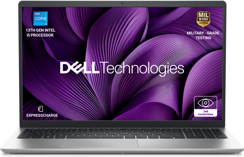 DELL 15 (Core i3 14th Gen) Intel Core 3 100U - (8 GB/512 GB SSD/Windows 11 Home) DC15250 Thin and Light Laptop(15 Inch, Platinum Silver, 1.63 Kg, With MS Office)