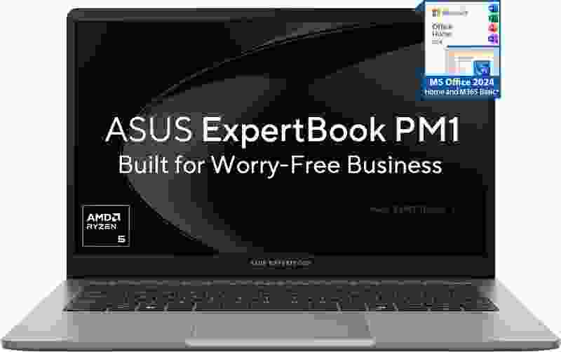 ASUS Expertbook AMD Ryzen 5 Hexa Core 150 - (16 GB/512 GB SSD/Windows 11 Home) PM1403CDA-S60409WS Laptop(14 inch, Misty Grey, 1.40 kg, With MS Office)