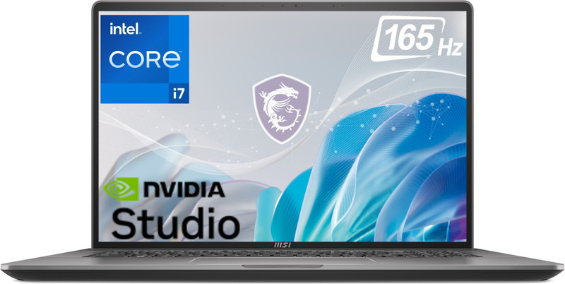 MSI Creator Z17 HX Studio Intel Core i7 14th Gen 14700HX - (32 GB/2 TB SSD/Windows 11 Pro/8 GB Graphics/NVIDIA GeForce RTX 4070/165 Hz) Creator Z17 HX Studio A14VGT-262IN Gaming Laptop(17 Inch, Lunar Grey, 2.49 Kg)
