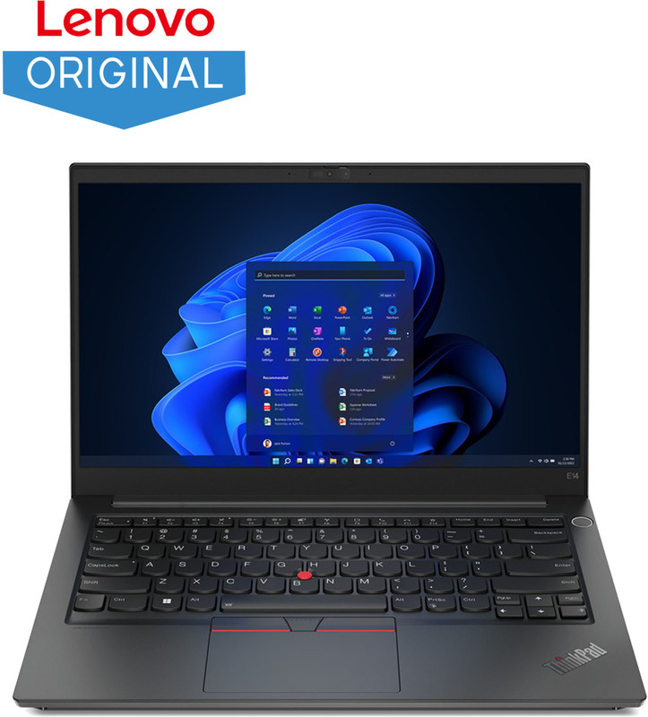 Lenovo ThinkPad E14 Intel Core i5 12th Gen 1235U - (16 GB/512 GB SSD/Windows 11 Pro) TP E14 Gen 4 Thin and Light Laptop(14 Inch, Black, 1.59 Kg, With MS Office)
