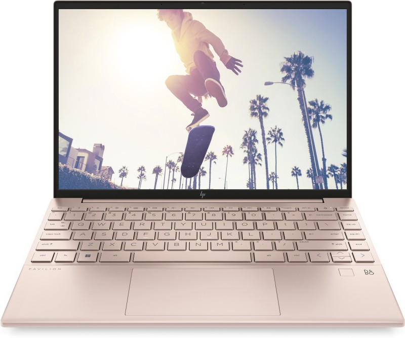 HP Pavilion Aero (2023) Ryzen 5 Hexa Core 7535U – (16 GB/512 GB SSD/Windows 11 Home) 13-BE2056AU Thin and Light Laptop  (13.3 Inch, Pale Rose Gold,…