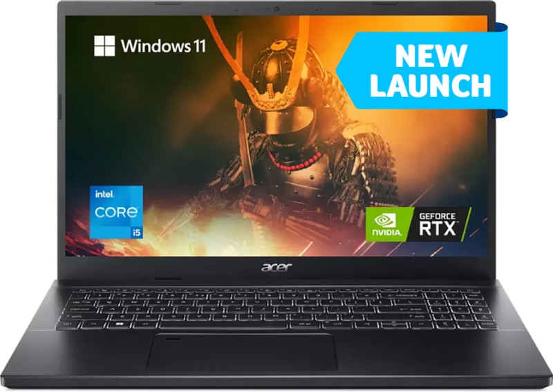Acer Aspire 7 Core i5 12th Gen 12450H - (16 GB/512 GB SSD/Windows 11 Home/4 GB Graphics/NVIDIA GeForce RTX 2050) A715-76G Gaming Laptop(15.6 Inch, Charcoal Black, 2.1 Kg)