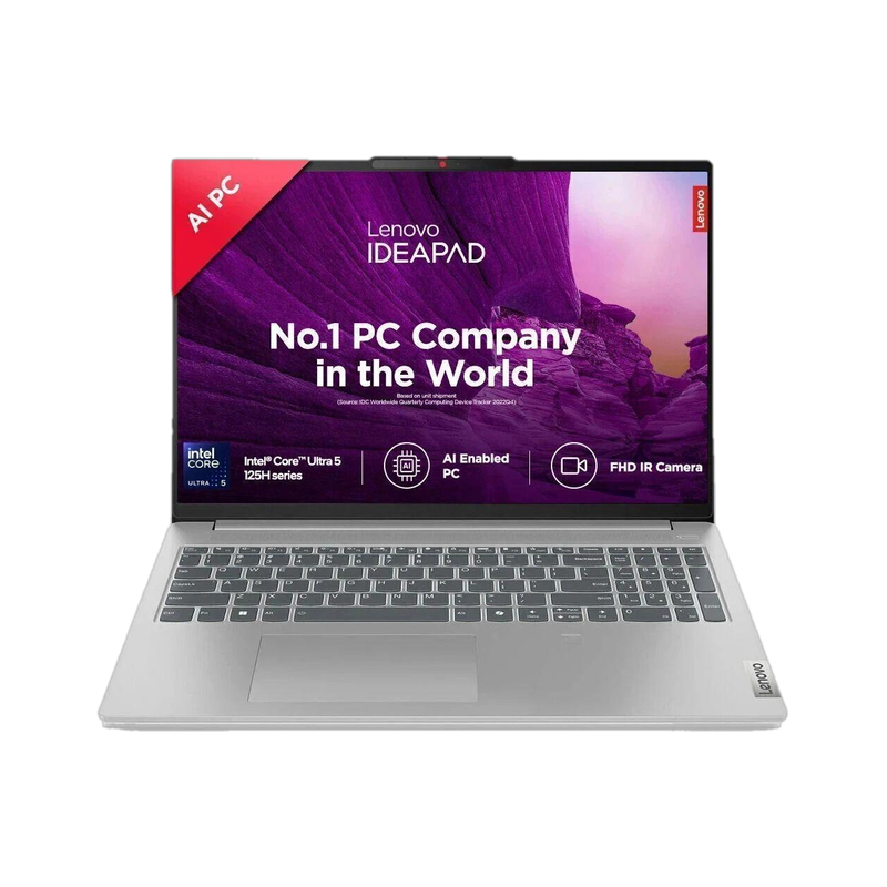 Lenovo IdeaPad Slim 5 WUXGA IPS Intel Core Ultra 5 125H - (16 GB/1 TB SSD/Windows 11 Home) 16IMH9 Thin and Light Laptop(16 Inch, Cloud Grey, 1.89 Kg, With MS Office)