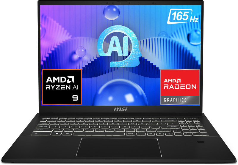 MSI Summit A16 AI+ AMD Ryzen AI 9 10 Core - (32 GB/1 TB SSD/Windows 11 Home) Summit A16 AI+ A3HMTG-208IN 2 in 1 Laptop(16 Inch, Ink Black, 2.1 Kg, With MS Office)