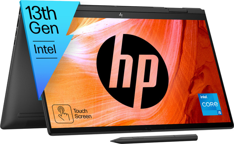HP Envy x360 Intel Core i5 13th Gen 1335U – (16 GB/512 GB SSD/Windows 11 Home) 15-fe0027TU Laptop  (15.6 Inch, Nightfall Black, 2.14 Kg, With MS Office)
