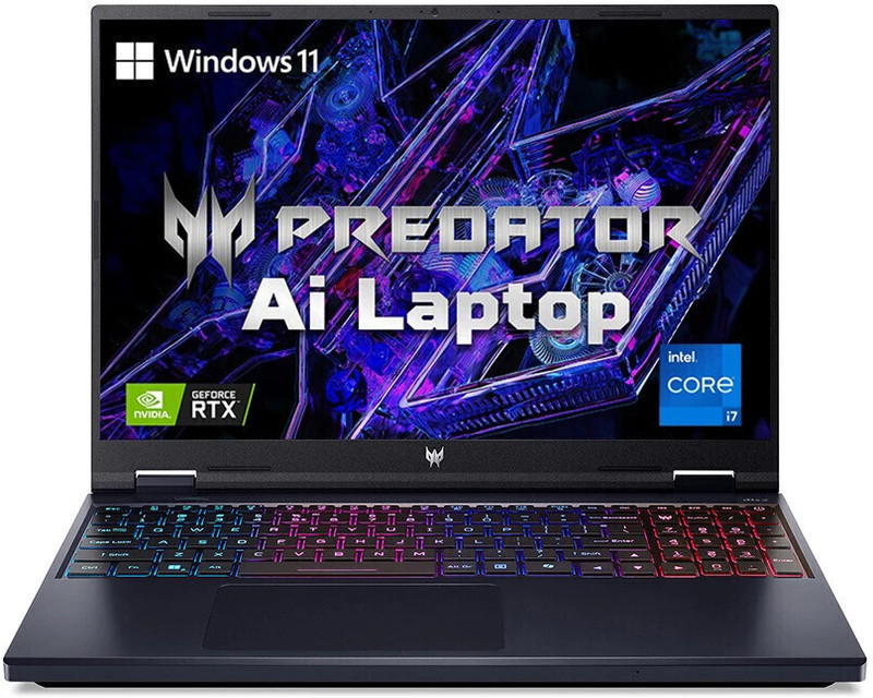 Acer Predator Helios Neo 16 Intel Core i7 14th Gen 14700HX - (16 GB/1 TB SSD/Windows 11 Home/6 GB Graphics/NVIDIA GeForce RTX 4050) PHN16-72-77GZ Gaming Laptop(16 Inch, Abyssal Black, 2.8 Kg)