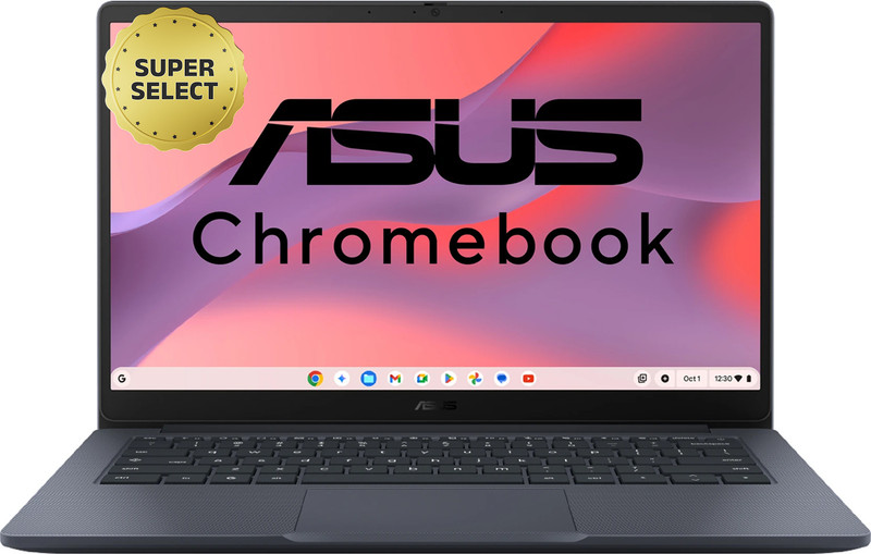 ASUS Chromebook CX14 Intel Celeron Dual Core N4500 - (4 GB/128 GB EMMC Storage/Chrome OS) CX1405CKA-NK0155 |CX1405CKA-S60343 Chromebook(14 Inch, Quiet Blue, 1.4 Kg)