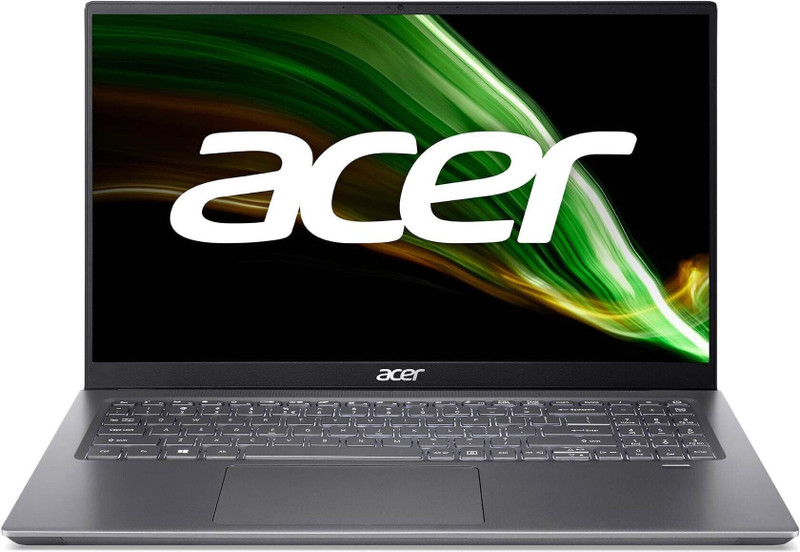 Acer Swift X Intel Core i7 11th Gen 11390H - (16 GB/1 TB SSD/Windows 11 Home/4 GB Graphics/NVIDIA GeForce RTX 3050Ti) SFX16-51G-76DM Gaming Laptop(16.1 Inch, Steel Gray, 1.9 Kg, With MS Office)