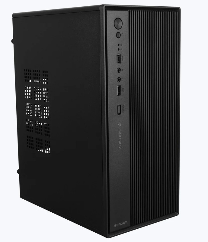 ZEBRONICS Intel Core i5 - (8 GB/500 GB HDD/128 GB SSD/Windows 10 Home) cpu computer Handheld Gaming PC(0 inch, Black, With MS Office)