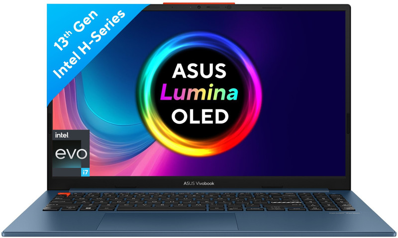 ASUS Vivobook 15, with Backlit Keyboard, Intel Core i7 13th Gen 13620H - (16 GB/512 GB SSD/Windows 11 Home) X1502VA-BQ838WS Thin and Light Laptop(15.6 Inch, Quiet Blue, 1.70 Kg, With MS Office)