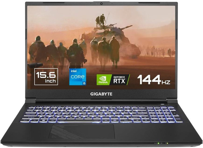 GIGABYTE G5 ME-51IN213SH Core i5 12th Gen – (16 GB/512 GB SSD/Windows 11 Home/4 GB Graphics/NVIDIA GeForce RTX 3050 Ti) RC55ME Gaming Laptop (15.6…