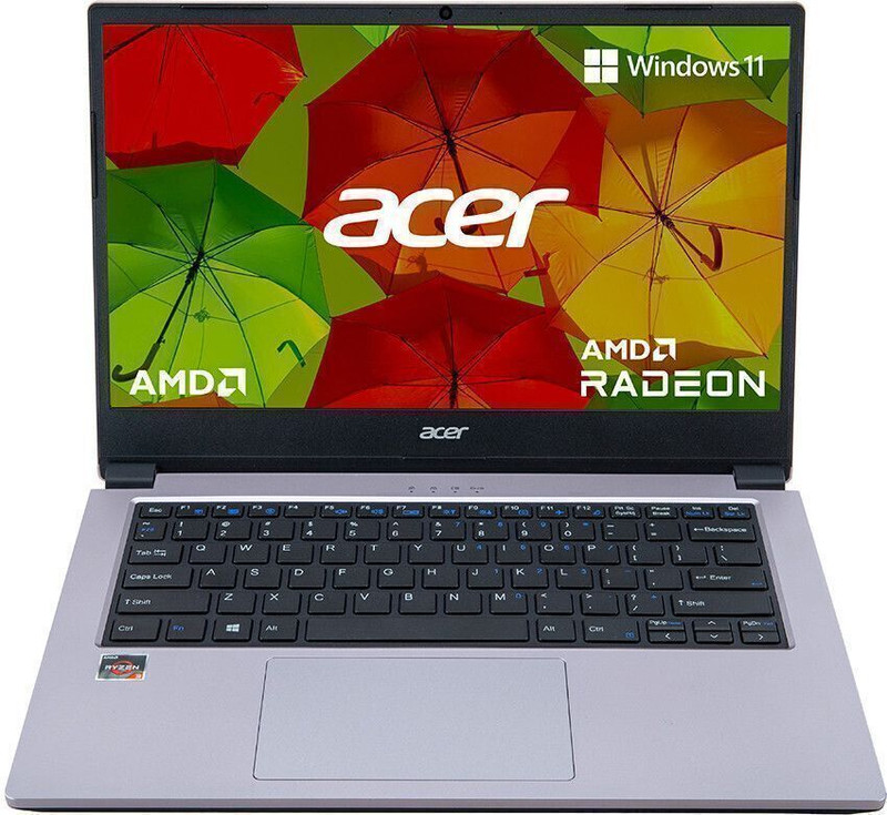 Acer One 14 AMD Ryzen 3 Dual Core 3250U - (8 GB/512 GB SSD/Windows 11 Home) Z2-493 Thin and Light Laptop(14 inch, Silver, 1.5 Kg)