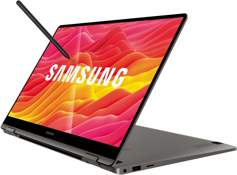 Samsung Galaxy Book3 360 EVO AMOLED Intel Core i7 13th Gen 1355U - (16 GB/1 TB SSD/Windows 11 Home) NP730QFG-KA3IN Thin and Light Laptop(13.3 Inch, Graphite, 1.16 Kg, With MS Office)