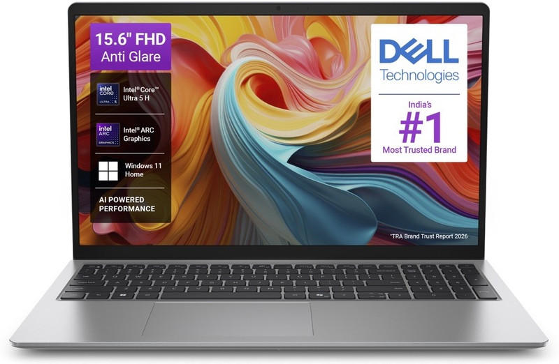 DELL Inspiron 15 Intel Core i5 1334U - (16 GB/512 GB SSD/Windows 11 Home) 3530 Thin and Light Laptop(15.6 Inch, Platinum Silver, 1.62 Kg, With MS Office)