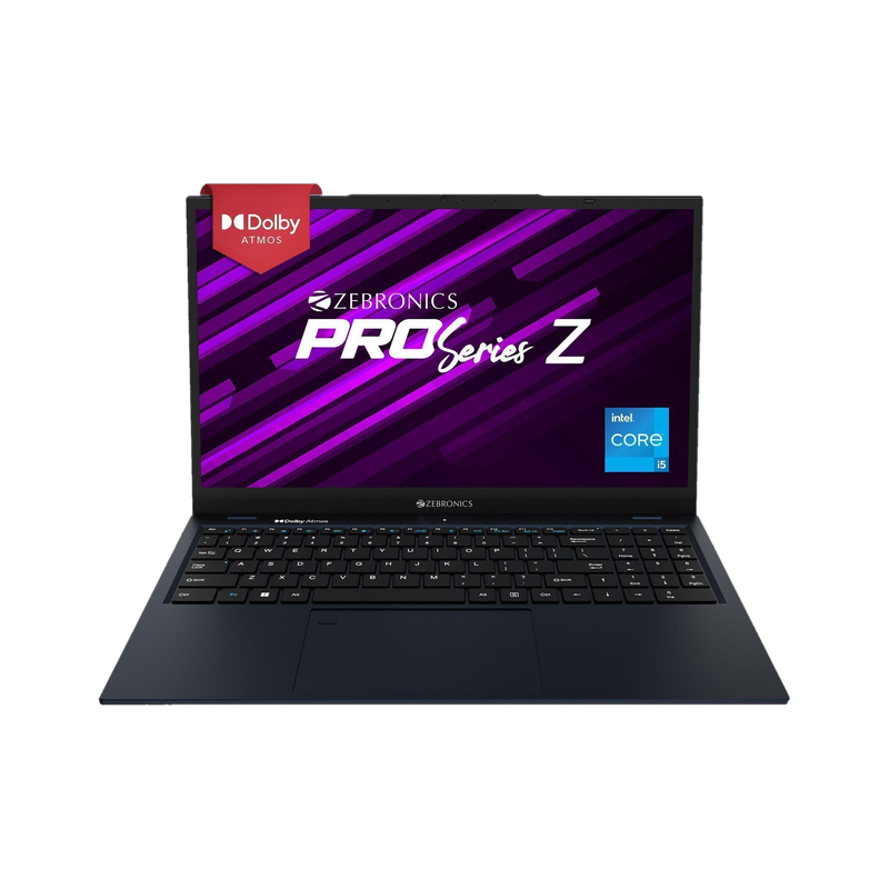 ZEBRONICS Pro Series Z Intel Core i5 12th Gen 1235U - (16 GB/512 GB SSD/Windows 11 Home) ZEB-NBC 4S Thin and Light Laptop(15.6 Inch, Midnight Blue, 1.76 Kg)