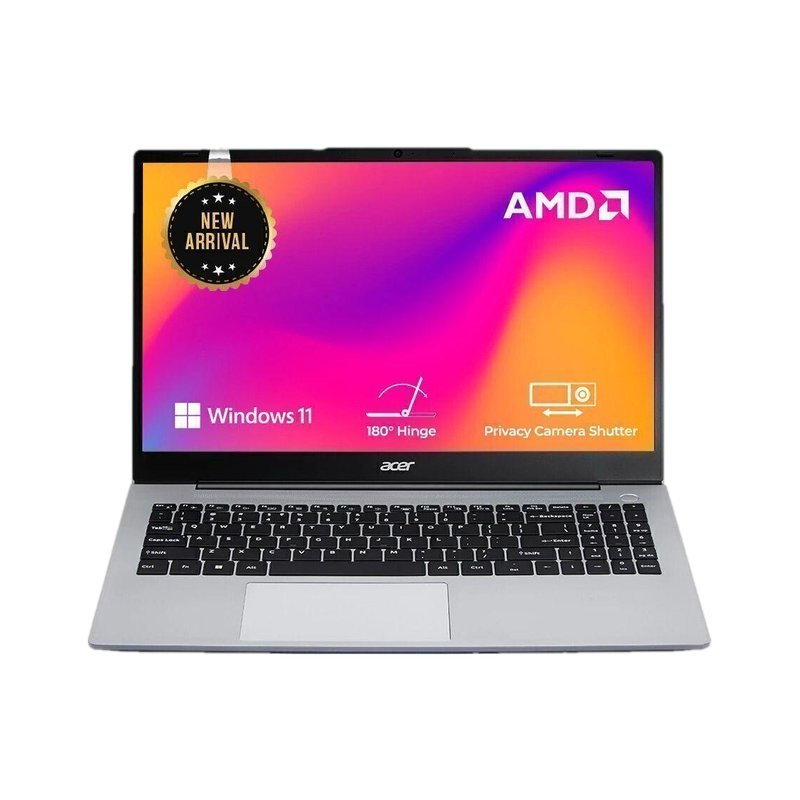 Acer Aspire 15 AMD Office 2024 + M365 Basic AMD Ryzen 5 Hexa Core 7430U - (16 GB/512 GB SSD/Windows 11 Home) Aspire AS15-42 Thin and Light Laptop(15.6 Inch, Silver, 1.79 Kg, With MS Office)