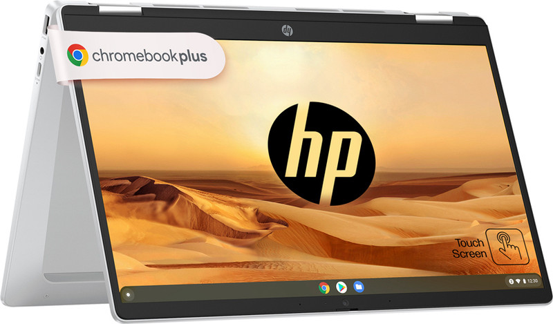 HP Chromebook Plus Intel Core i3 N305 - (8 GB/128 GB/Chrome Plus) 14b-cd0013TU Chromebook(14 Inch, Meteor Silver, 1.37 Kg)
