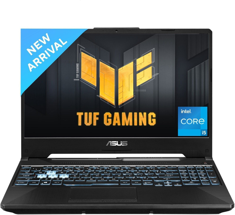 ASUS TUF Gaming F17 with 90Whr Battery Intel Core i5 12th Gen 12500H - (16 GB/512 GB SSD/Windows 11 Home/4 GB Graphics/NVIDIA GeForce RTX 3050/144 Hz) FX777ZC-HX069W Gaming Laptop(17.3 Inch, Jaeger Grey, 2.60 Kg)