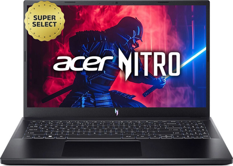 Acer Nitro V AMD Ryzen 5 Hexa Core 6600H - (16 GB/512 GB SSD/Windows 11 Home/6 GB Graphics/NVIDIA GeForce RTX 3050) ANV15-41-R8G0 Gaming Laptop(16 Inch, Obsidian Black, 2.1 Kg)