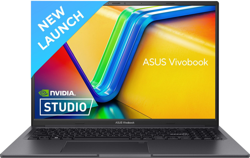 ASUS Vivobook 16X For Creator, Intel H Series Intel Core i5 12th Gen 12450H - (16 GB/512 GB SSD/Windows 11 Home/4 GB Graphics/NVIDIA GeForce RTX 3050/60 Hz/50 TGP) K3605ZC-MBN541WS Gaming Laptop(16 Inch, Indie Black, 1.80 Kg, With MS Office)