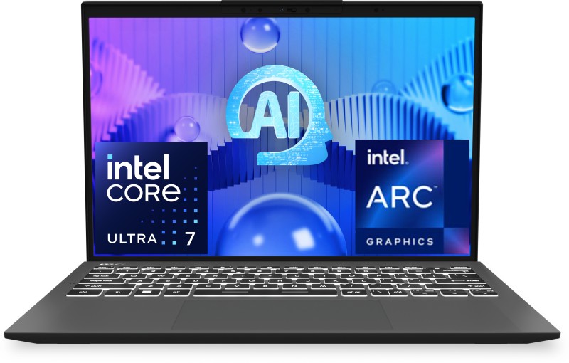 MSI Prestige 13 AI Evo Intel Core Ultra 7 155H - (16 GB/1 TB SSD/Windows 11 Home) Prestige 13 AI Evo A1MG Thin and Light Laptop(13.3 Inch, Stellar Gray, 0.99 Kg)