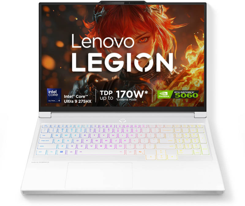 Lenovo Legion 5 WQXGA OLED Intel Core Ultra 7 255 HX - (32 GB/1 TB SSD/Windows 11 Home/8 GB Graphics/NVIDIA GeForce RTX 5060) 15IAX10 Gaming Laptop(15.1 inch, Eclipse Black, 1.9 kg)