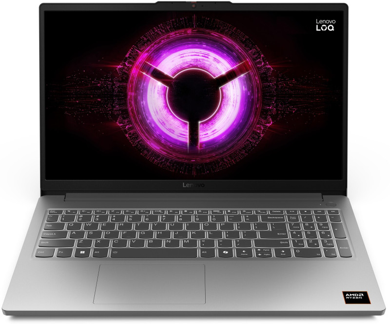 Lenovo LOQ with 1Yr ADP AMD Ryzen 7 Octa Core - (16 GB/512 GB SSD/Windows 11 Home/6 GB Graphics/NVIDIA GeForce RTX 3050) LOQ 15ARP10E Gaming Laptop(15.6 inch, Luna Grey, 1.8 kg, With MS Office)