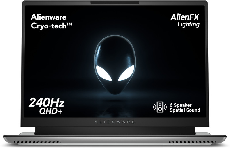 DELL Alienware Intel Core Ultra 9 185H - (32 GB/1 TB SSD/Windows 11 Home/16 GB Graphics/NVIDIA GeForce RTX 4090/240 Hz) x16 R2 Gaming Laptop(16 Inch, Lunar Silver, 2.72 Kg, With MS Office)