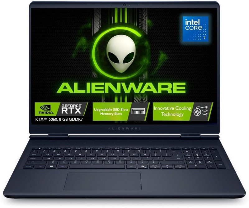 DELL Alienware 16 Aurora Intel Core 7 240H - (16 GB/1 TB SSD/Windows 11 Home/8 GB Graphics/NVIDIA GeForce RTX 5060) Alienware 16 Aurora Gaming Laptop(16 Inch, Interstellar Indigo, 2.57 Kg, With MS Office) - 16% off at DetectaDeal