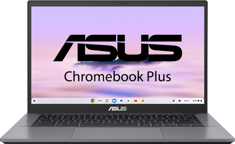 ASUS Chromebook Plus Intel Core i3 12th Gen 1215U - (8 GB/128 GB/Chrome OS) CX3402CBA-PQ0173 Chromebook(14 Inch, Rock Grey, 1.44 Kg)