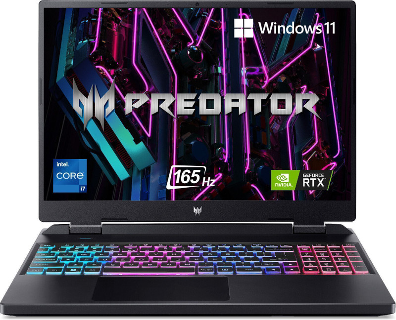 Acer Aspire 7 (i5 14th Gen) Intel Core 5 210H - (16 GB/512 GB SSD/Windows 11 Home/6 GB Graphics/NVIDIA GeForce RTX 4050) A715-79G Gaming Laptop(15.6 Inch, Obsidian Black, 1.99 Kg)