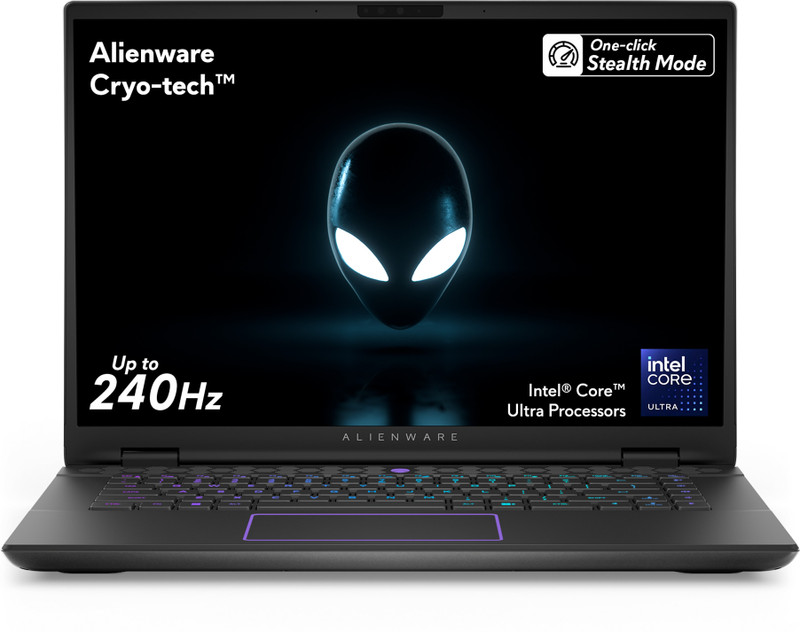 DELL Alienware Intel Core i9 14th Gen 14900HX - (32 GB/1 TB SSD/Windows 11 Home/12 GB Graphics/NVIDIA GeForce RTX 4080/165 Hz) m18 R2 Gaming Laptop(18 Inch, Dark Metallic Moon, 4.23 Kg, With MS Office)
