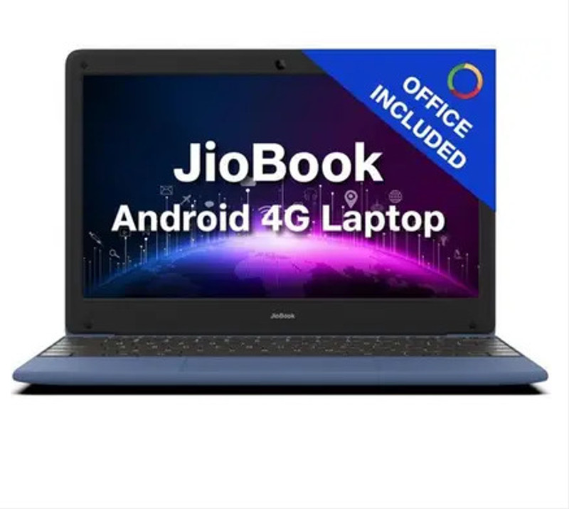 Jio MediaTek MT8788 - (4 GB/64 GB EMMC Storage/Android 11) NB1112MMBLU Laptop(11.6 Inch, Blue, With MS Office)