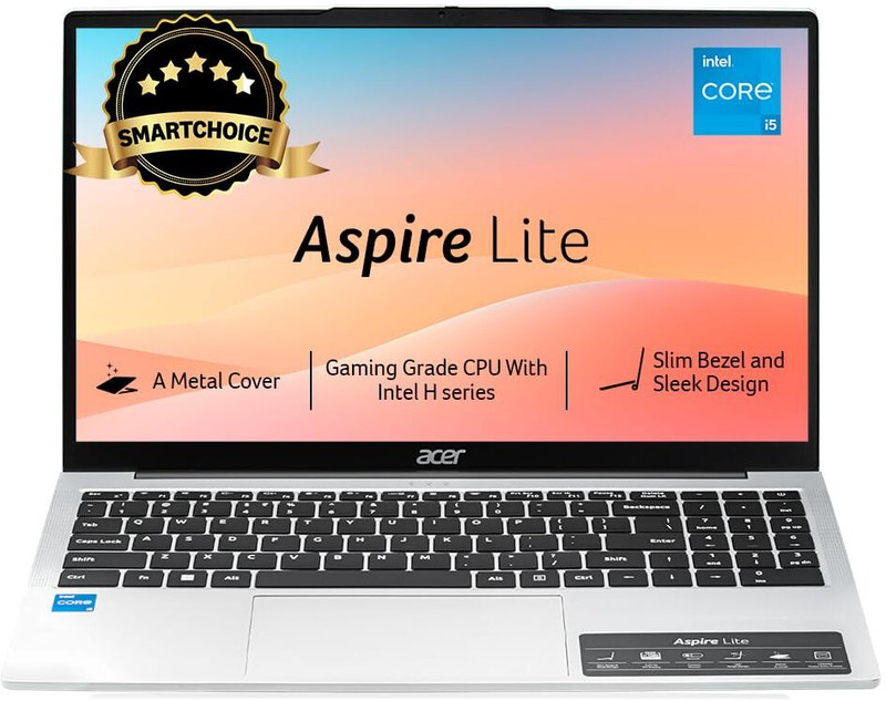 Acer Intel Core i5 13th Gen - (16 GB/512 GB SSD/Windows 11 Home) UN.34ESI.00K Laptop(15.6 Inch, Steel Grey)