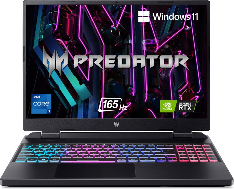 Acer Predator Neo (2023) Core i7 13th Gen 13700HX - (16 GB/512 GB SSD/Windows 11 Home/6 GB Graphics/NVIDIA GeForce RTX 4050) PHN16-71-74H1 Gaming Laptop(16 Inch, Obsidian Black, 2.6 Kg)