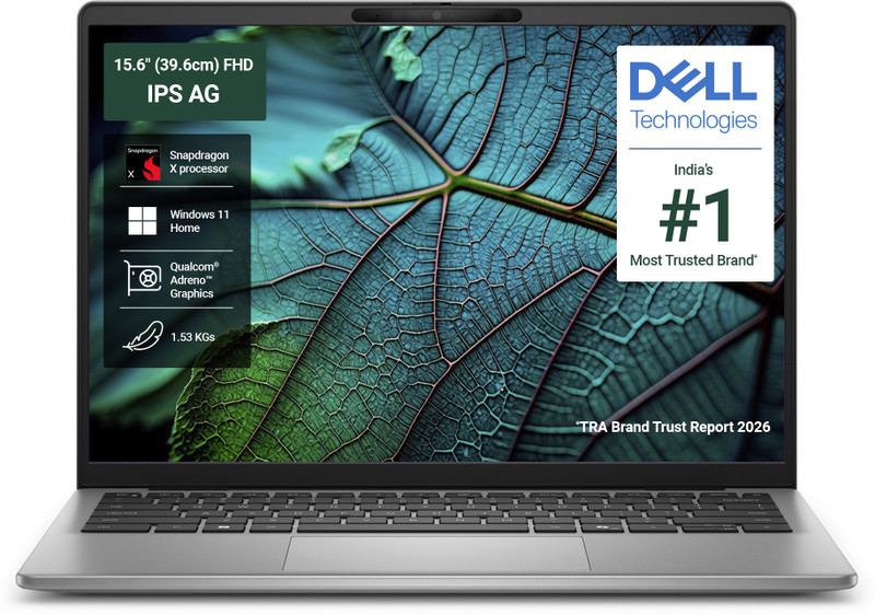 DELL 14 Microsoft Office Home 2024 Snapdragon X - (16 GB/512 GB SSD/Windows 11 Home) Inspiron 5441 Thin and Light Laptop(14 Inch, Titan Gray, 1.5 Kg, With MS Office)