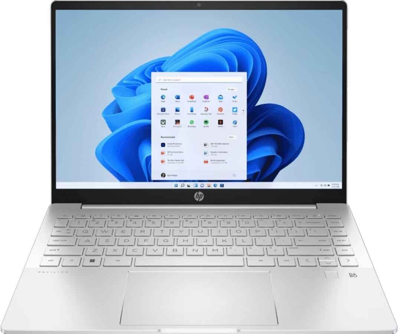 HP Pavilion Plus AI Powered Laptop AMD Ryzen 7 Octa Core 7840U - (16 GB/1 TB SSD/Windows 11 Home) 14-ey0789AU Laptop(14 inch, Silver, With MS Office)
