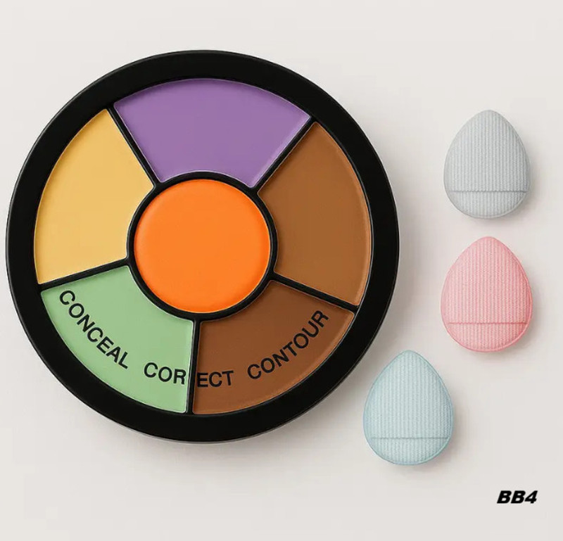 Morbee Concealer ,corrector, Palette Waterproof Concealer With Full Coverage BB4 Concealer(MULTICOLOUR, 10 ml)