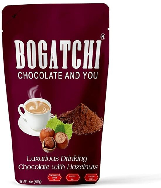 Bogatchi Hot Chocolate Drinking Powder Gluten Free(200 g)