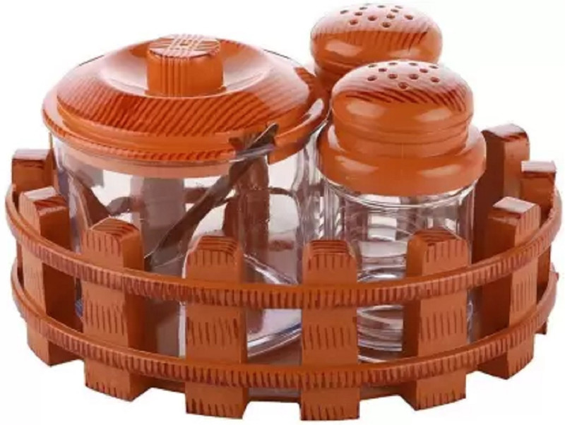 HITECH KITCHEN Salt & Pepper Set Plastic(3 Piece)