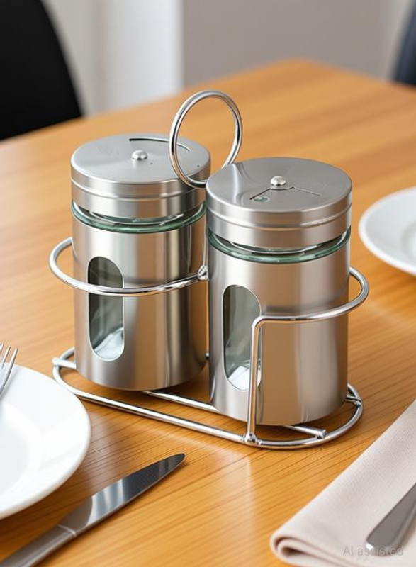 Boxberry Salt & Pepper Set Steel(2 Piece)