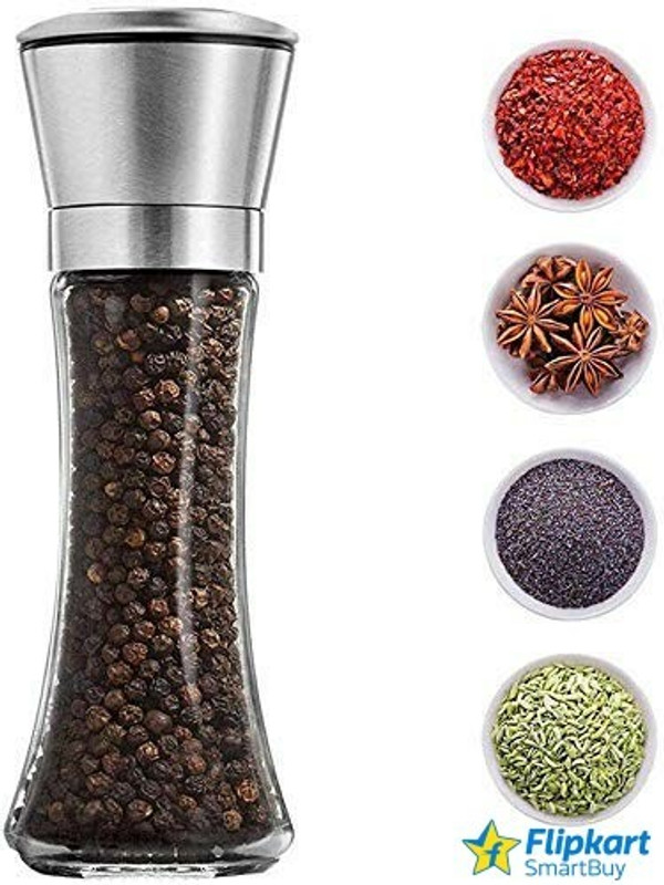 Flipkart SmartBuy Salt & Pepper Set Glass, Stainless Steel(1 Piece)