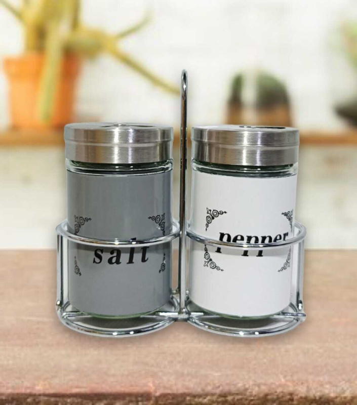 GTR Salt & Pepper Set Glass
