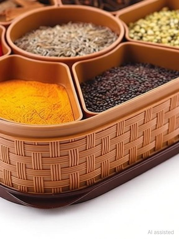 Hiral Enterprise Spice Set Plastic(1 Piece)