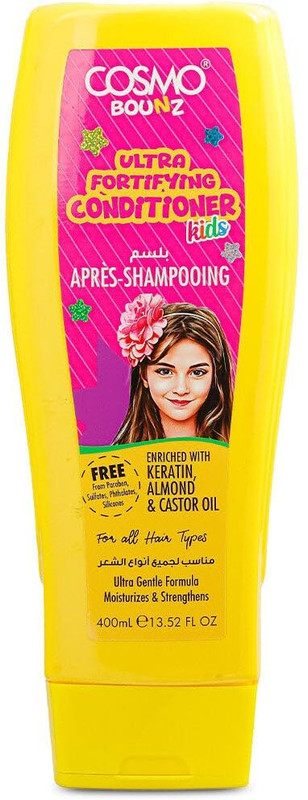 COSMO Bounz Hair Care Ultra Fortifying For Kids Hair Conditioner For Nourishing Hair(400 ml)