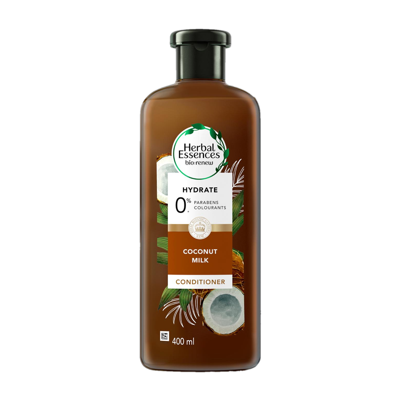 Herbal Essences Coconut Milk- For Hydration- No Paraben, No Colorants, No Gluten Conditioner(400 ml)
